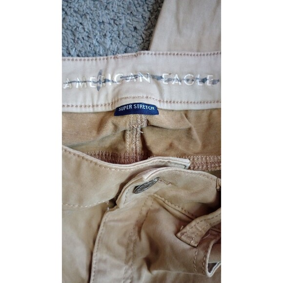 American Eagle Khaki Jegging, Super Stretch, Size 10 Long Work Wear Occupational - Picture 5 of 7
